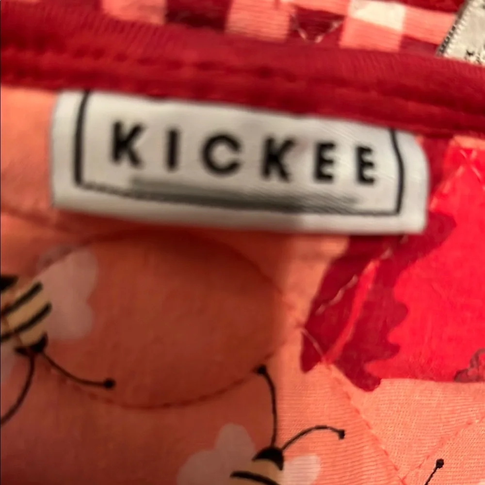 Kickee Pants Red and Pink Baby bamboo Blanket! - Picture 3 of 4